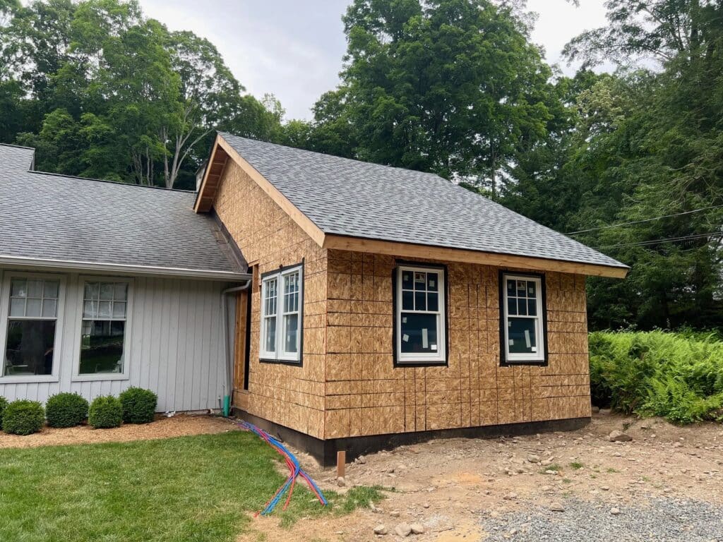 addition in Brookline MA by Titanium Painting & Renovation.