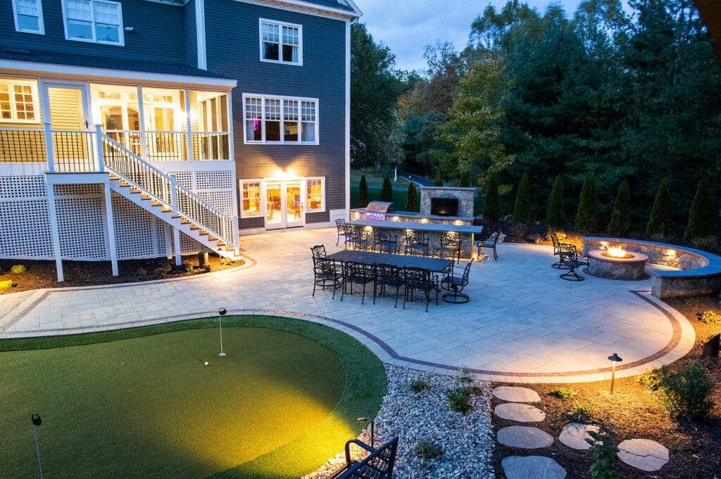 Back yard transformation